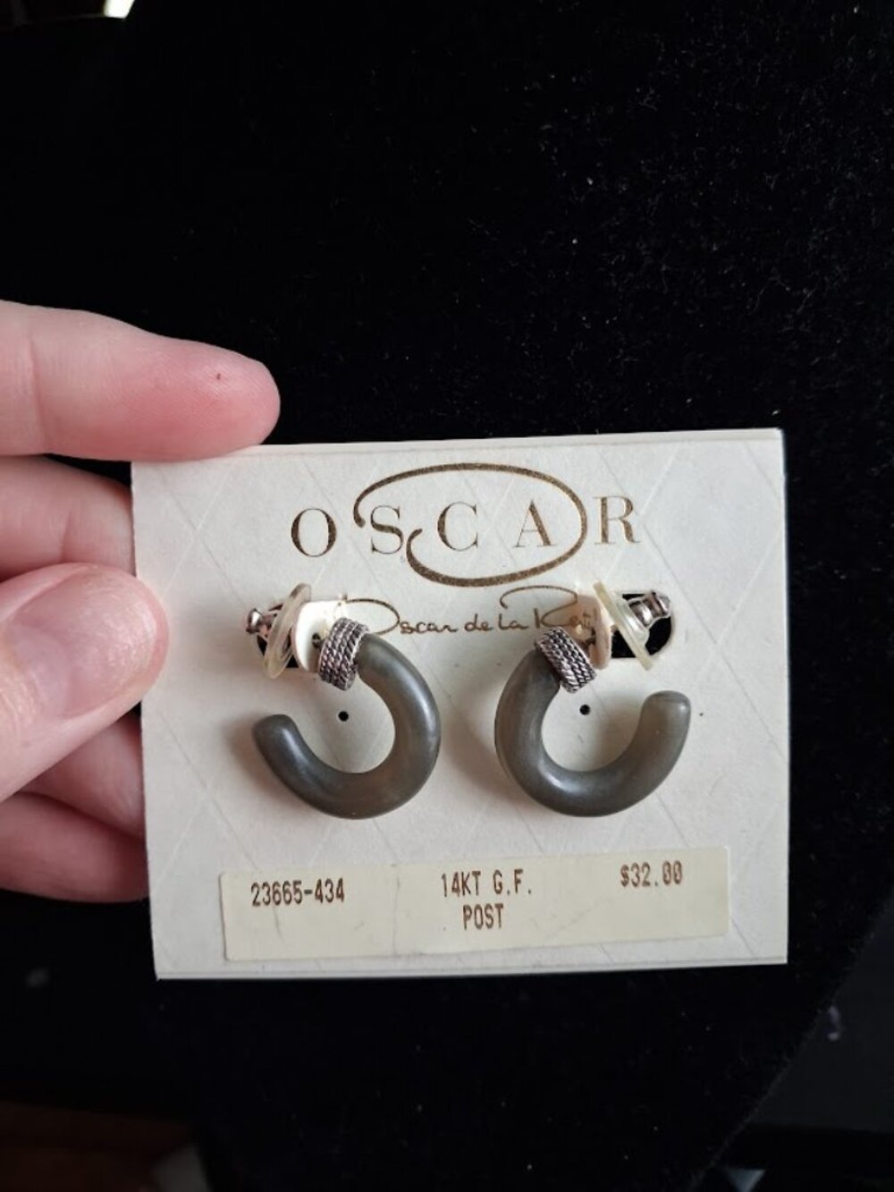 Oscar 14kt Gold filled hoop earrings